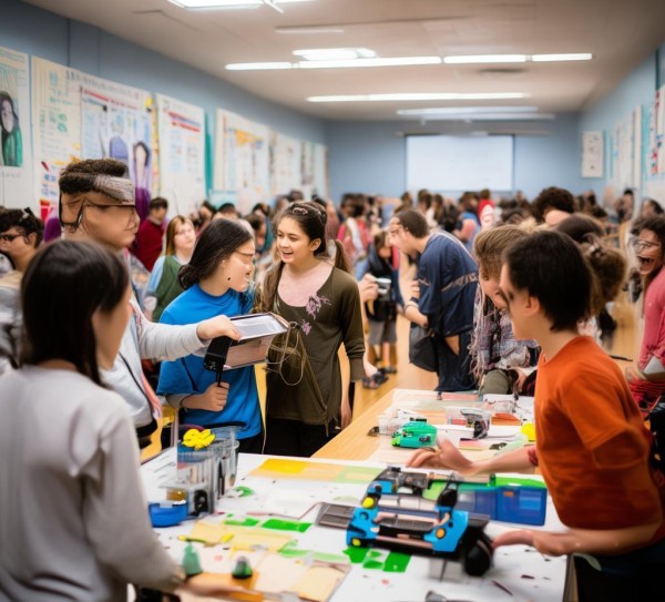 annual science fair: a one-day event for young scientists